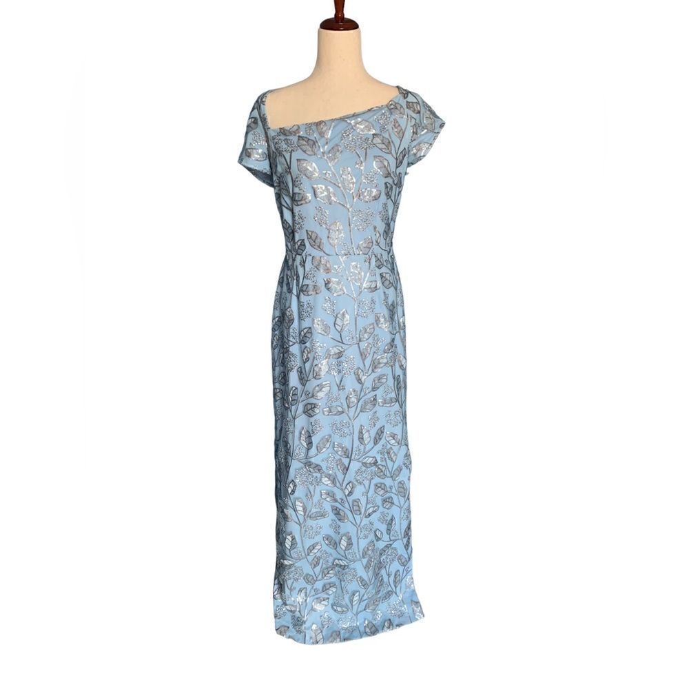 Js Collections Julia Cap Sleeve Sequin Column Gow… - image 3